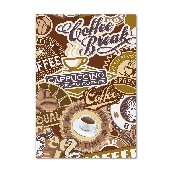Plexiglasbilder vertikal Kaffeehaus