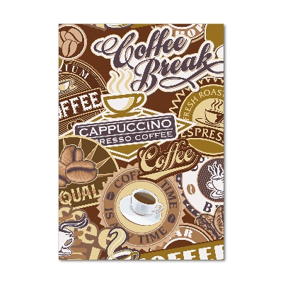Plexiglasbilder vertikal Kaffeehaus