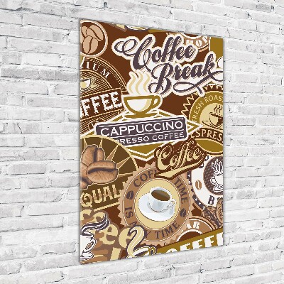 Plexiglasbilder vertikal Kaffeehaus
