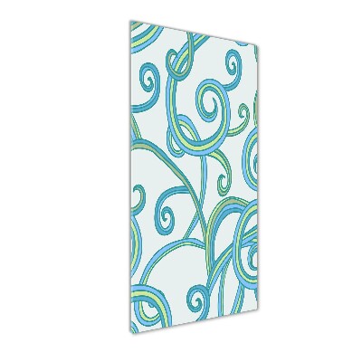 Bild auf Acrylglas vertikal Abstrakte Spiralen