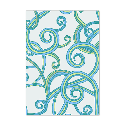 Bild auf Acrylglas vertikal Abstrakte Spiralen