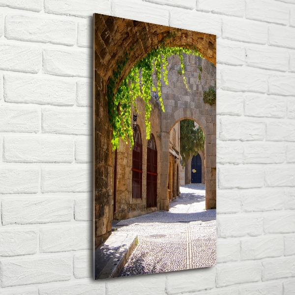 Bild auf Acrylglas vertikal Charmante Straßen