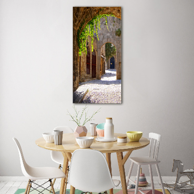 Bild auf Acrylglas vertikal Charmante Straßen