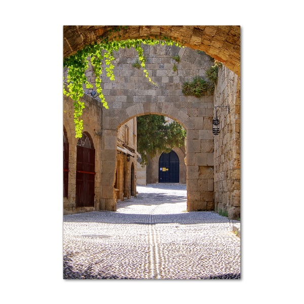 Bild auf Acrylglas vertikal Charmante Straßen