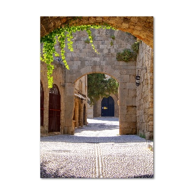 Bild auf Acrylglas vertikal Charmante Straßen