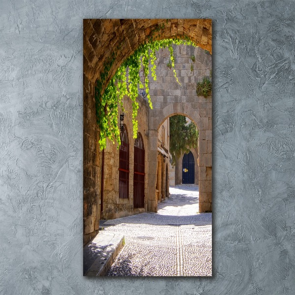 Bild auf Acrylglas vertikal Charmante Straßen
