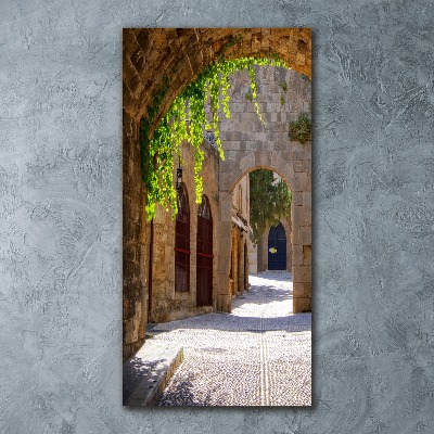 Bild auf Acrylglas vertikal Charmante Straßen