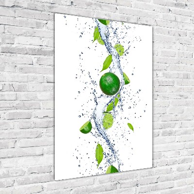 Bild auf Acrylglas vertikal Kalk