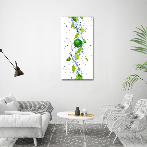 Bild auf Acrylglas vertikal Kalk