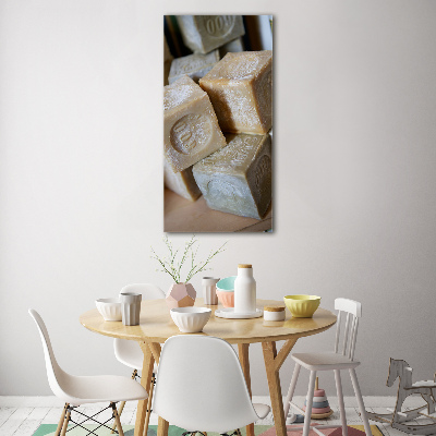 Modernes Acrylbild vertikal Seife