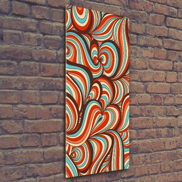 Plexiglasbilder vertikal Wirbelmuster