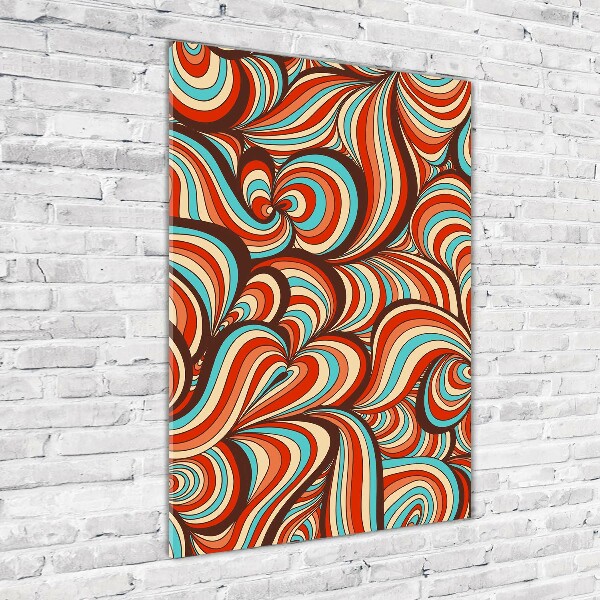 Plexiglasbilder vertikal Wirbelmuster