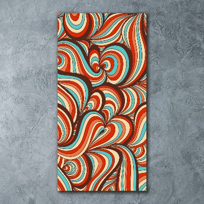Plexiglasbilder vertikal Wirbelmuster