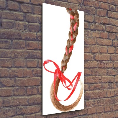 Acrylbild vertikal Flechten