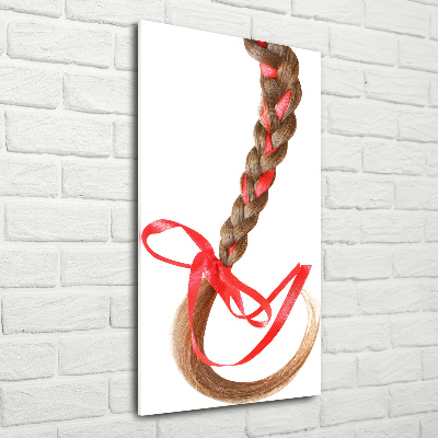 Acrylbild vertikal Flechten