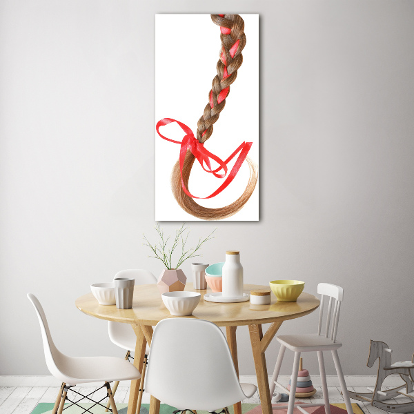 Acrylbild vertikal Flechten