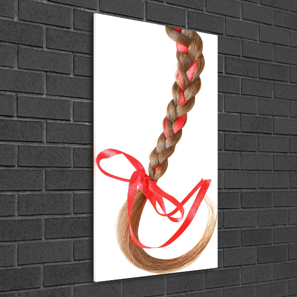 Acrylbild vertikal Flechten