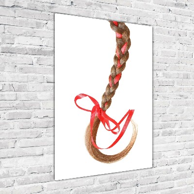 Acrylbild vertikal Flechten