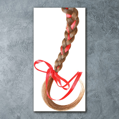 Acrylbild vertikal Flechten