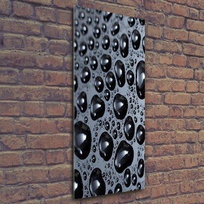 Bild auf Acrylglas vertikal Wassertropfen