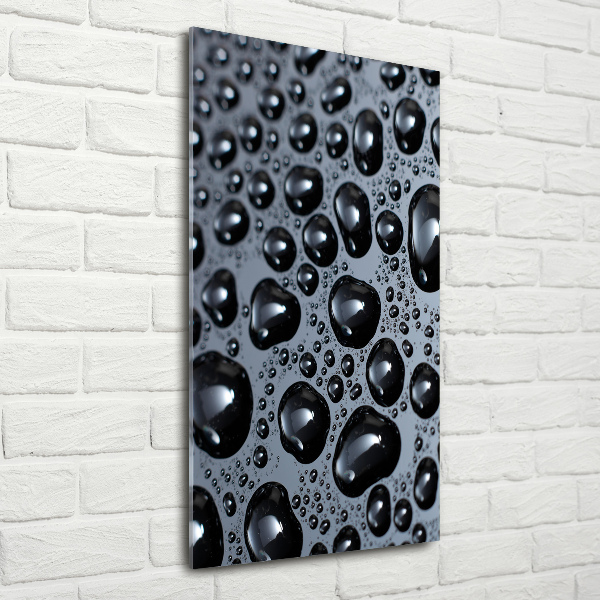 Bild auf Acrylglas vertikal Wassertropfen