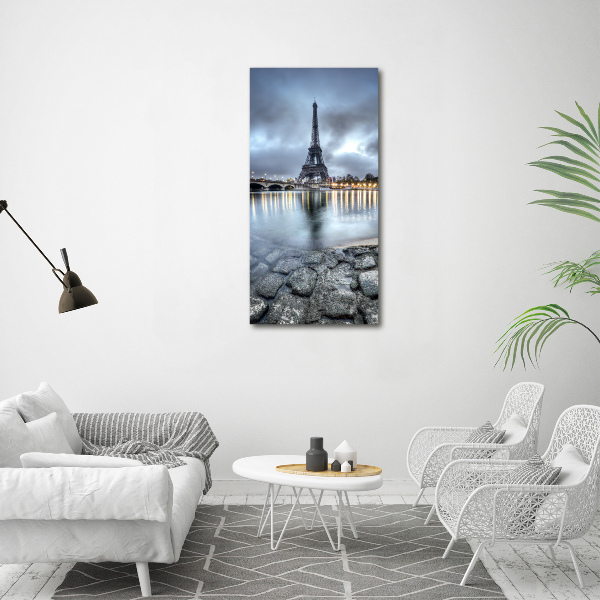 Acrylbild vertikal Eiffelturm Paris