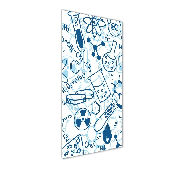 Plexiglasbilder vertikal Hintergrund in Chemie