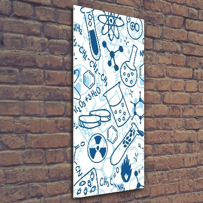 Plexiglasbilder vertikal Hintergrund in Chemie