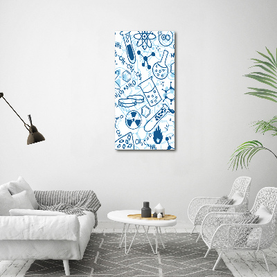 Plexiglasbilder vertikal Hintergrund in Chemie