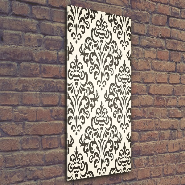 Acrylbild vertikal Ornamenthintergrund