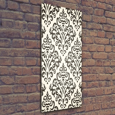 Acrylbild vertikal Ornamenthintergrund