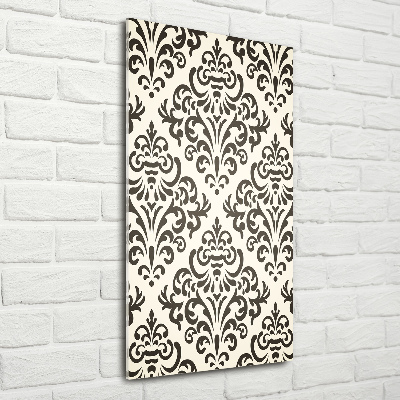 Acrylbild vertikal Ornamenthintergrund