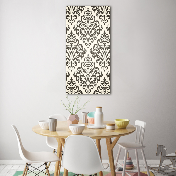 Acrylbild vertikal Ornamenthintergrund