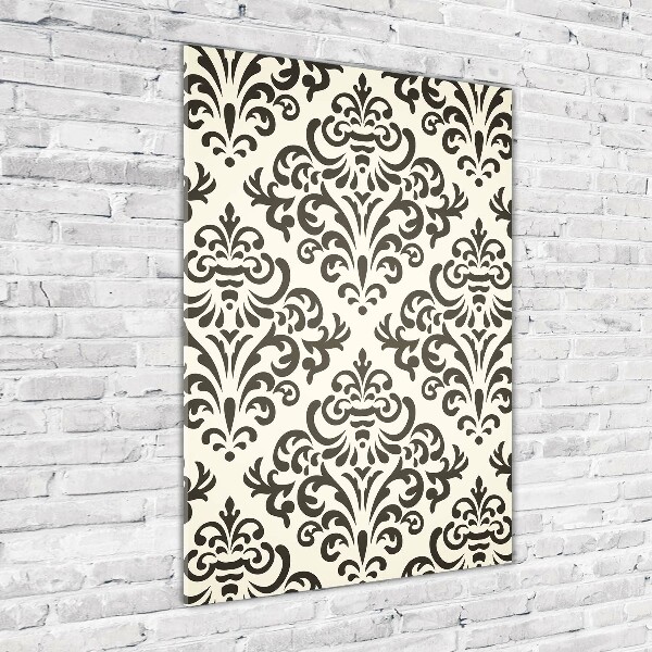 Acrylbild vertikal Ornamenthintergrund