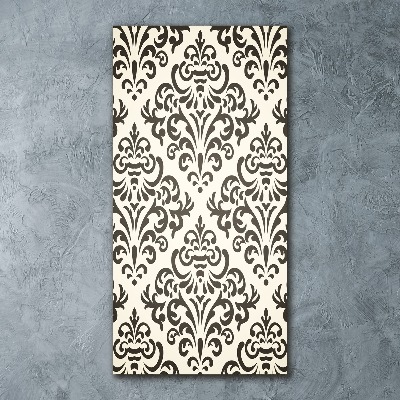 Acrylbild vertikal Ornamenthintergrund