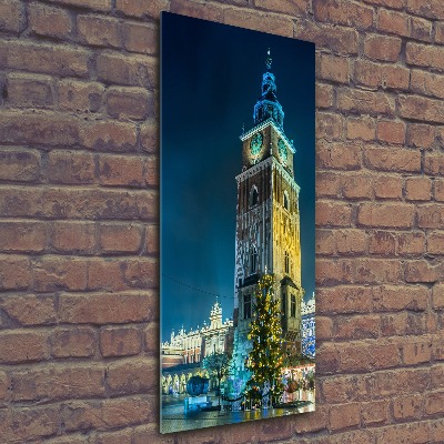 Acrylbild vertikal Krakau, Polen