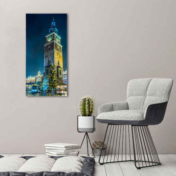 Acrylbild vertikal Krakau, Polen