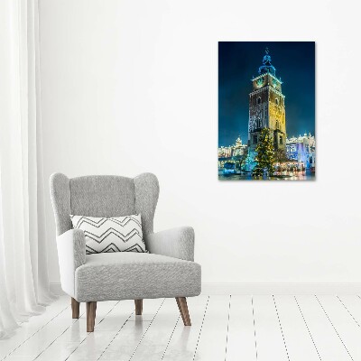 Acrylbild vertikal Krakau, Polen