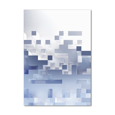 Plexiglasbilder vertikal Würfelabstraktion