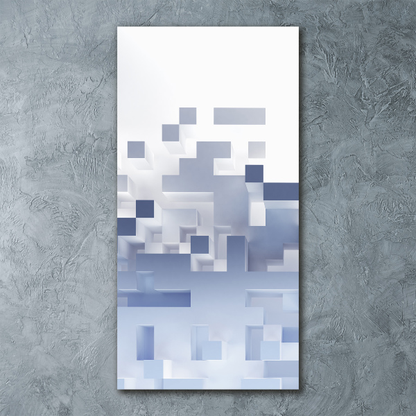 Plexiglasbilder vertikal Würfelabstraktion