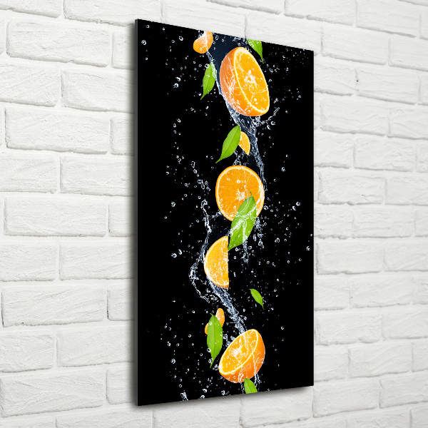 Bild auf Acrylglas vertikal Orangen