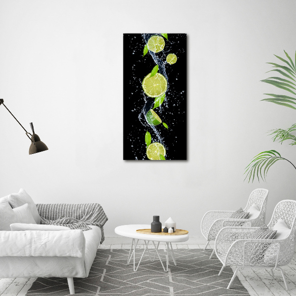 Acrylbild vertikal Limes