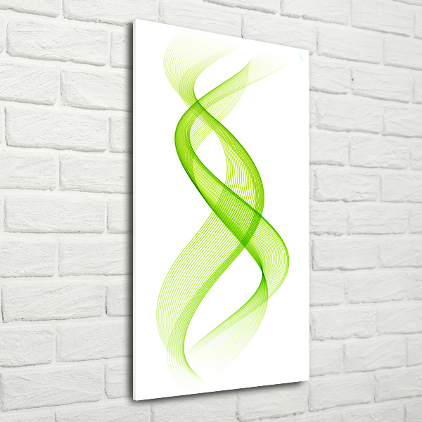 Acrylbild vertikal Bunte Wellen