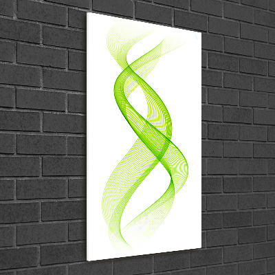 Acrylbild vertikal Bunte Wellen