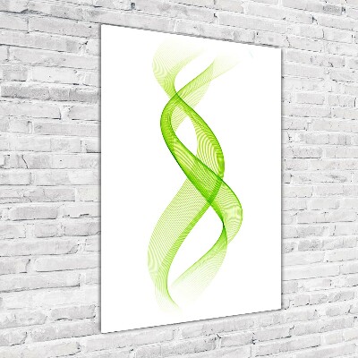 Acrylbild vertikal Bunte Wellen