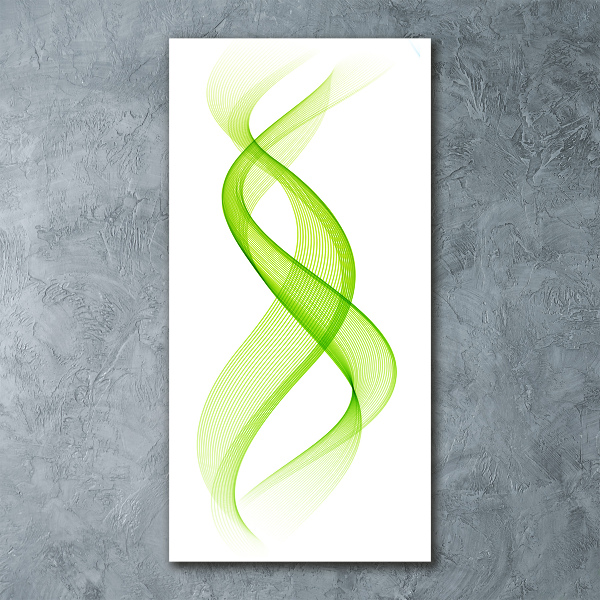 Acrylbild vertikal Bunte Wellen