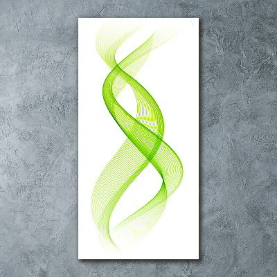 Acrylbild vertikal Bunte Wellen