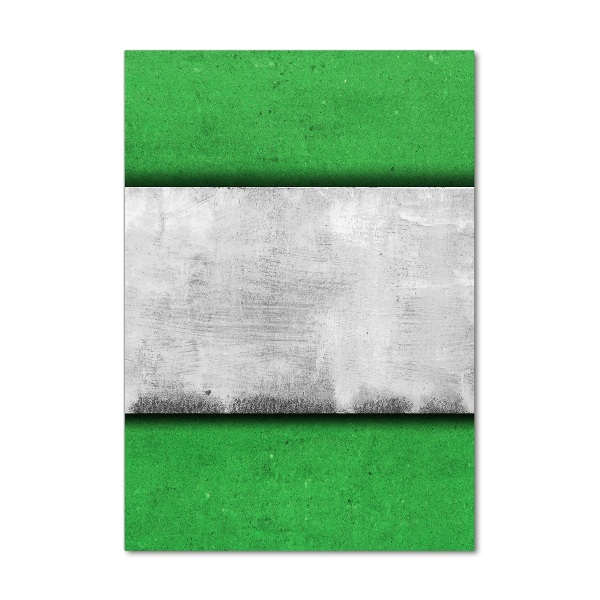 Bild auf Acrylglas vertikal Grüne Wand