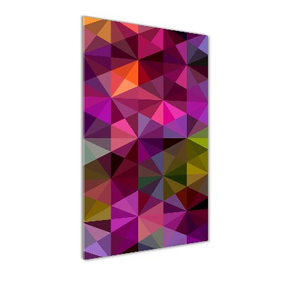 Modernes Acrylbild vertikal Abstrakte Wellen