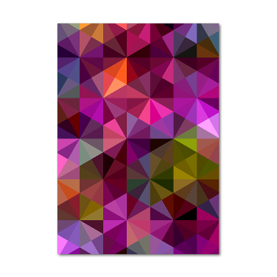 Modernes Acrylbild vertikal Abstrakte Wellen